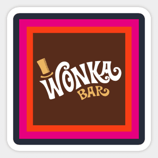 Wonka Bar Sticker